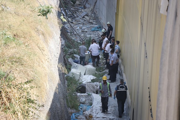 Marmaray inşaatında ceset bulundu