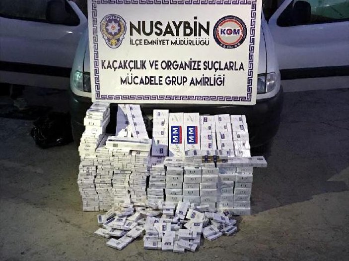 Mardin’de 75 bin paket kaçak sigara bulundu