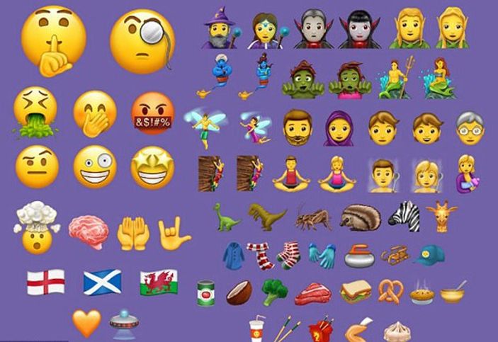 2018'in 67 emoji adayı tanıtıldı