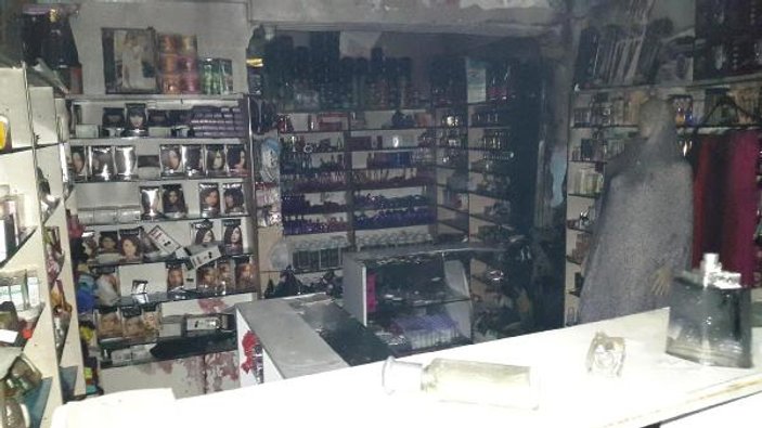 Bursa'da parfüm dükkanında korkutan patlama