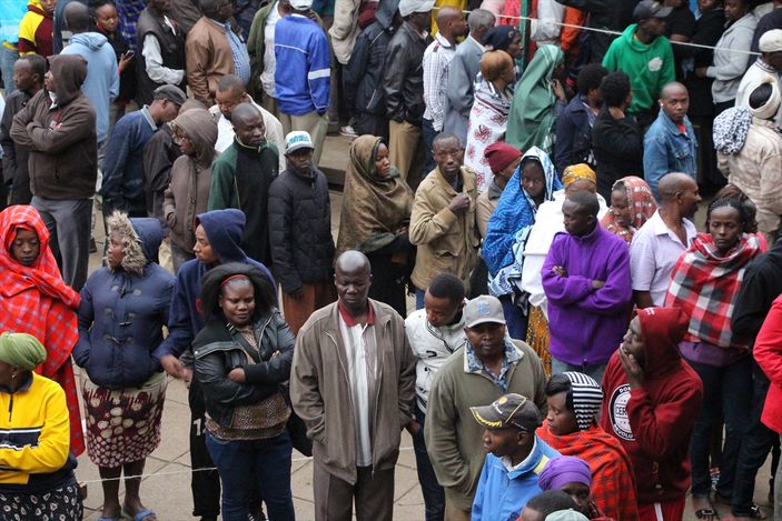 Kenya halkı sandık başında