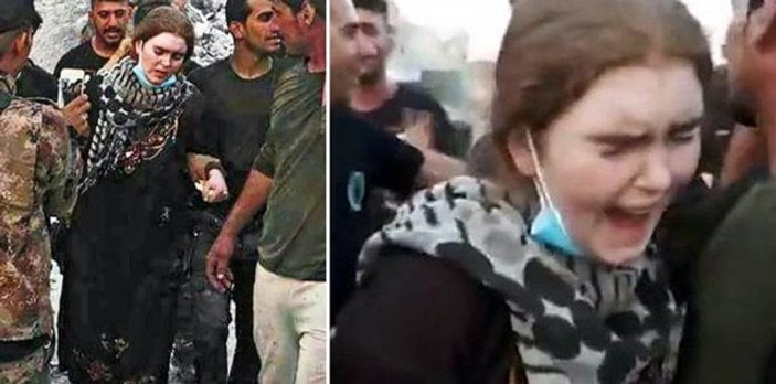 DEAŞ'a katılan Alman kızı Irak askerleri yakaladı