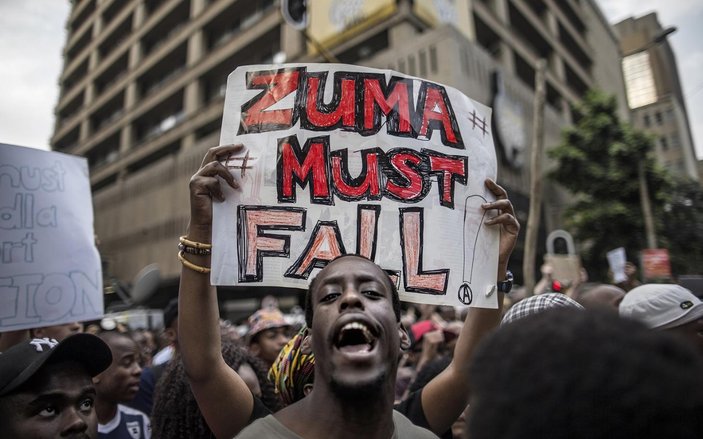Güney Afrika’da Devlet Başkanı Zuma'ya istifa çağrısı