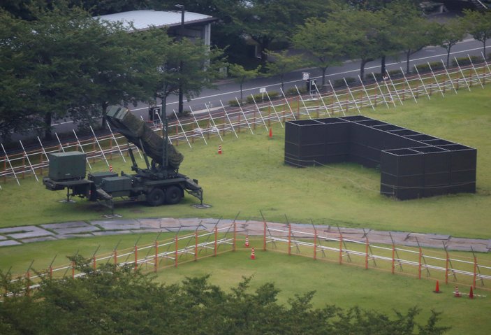 Japonya füze savunma sistemlerini şehre çekti