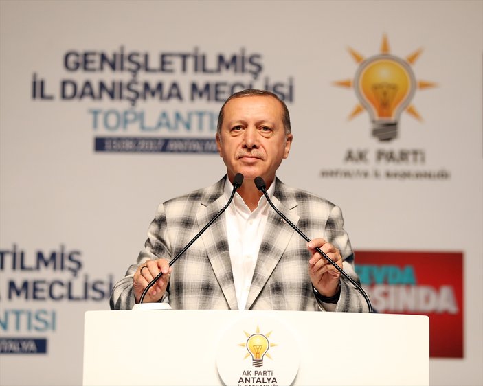 Cumhurbaşkanı Erdoğan Antalya'da