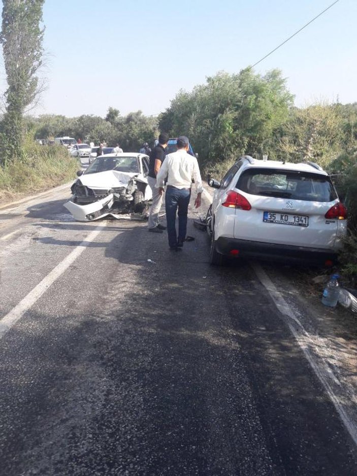 Aydın'da trafik kazası: 5 yaralı 