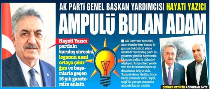 Türkiye gazetesinin Hayati Yazıcı röportajı