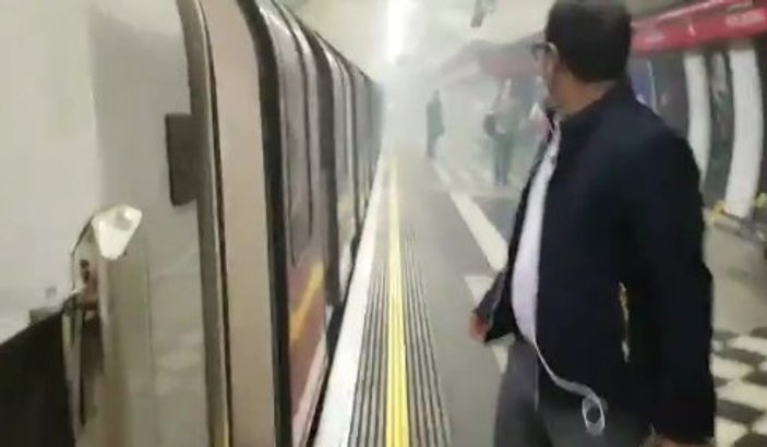 Londra metrosunda yangın alarmı
