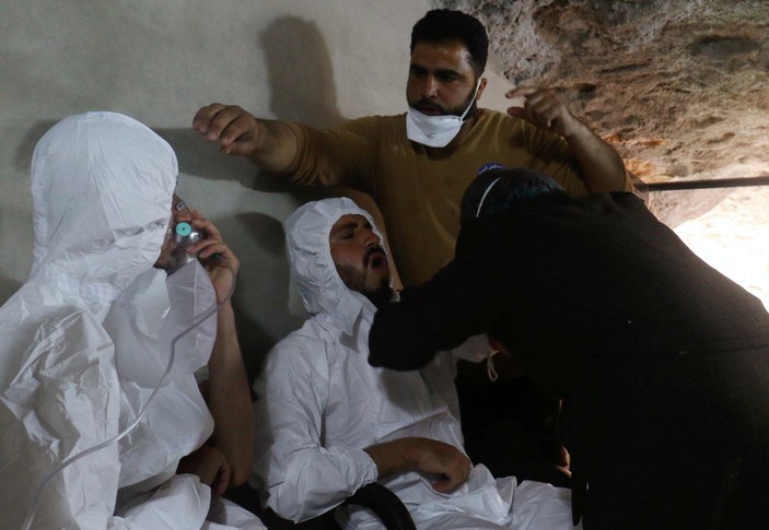 Esad rejimi Suriye'yi kimyasal ile vurdu