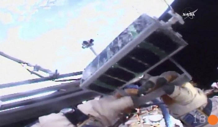 Uzaya 3 boyutlu yazıcıyla yapılmış uydu gönderildi