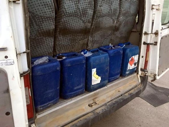 Van'da 157 kilo sıvı eroin ele geçirildi