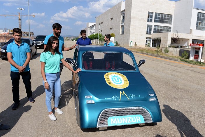 Tunceli'de öğrencilerden tek şarjla 130 km giden araç