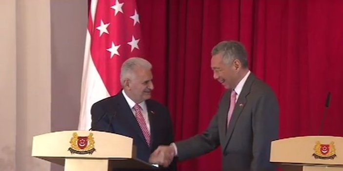 Başbakan Yıldırım Singapur'da konuştu