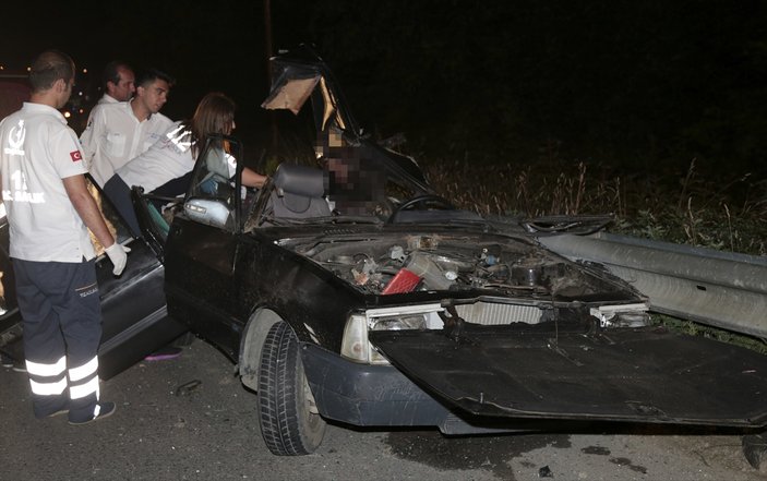 Beykoz'da trafik kazası: 2 ölü 1 yaralı