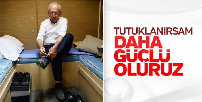 Kılıçdaroğlu'nun tutuklanma sözlerine Erdoğan'dan yanıt