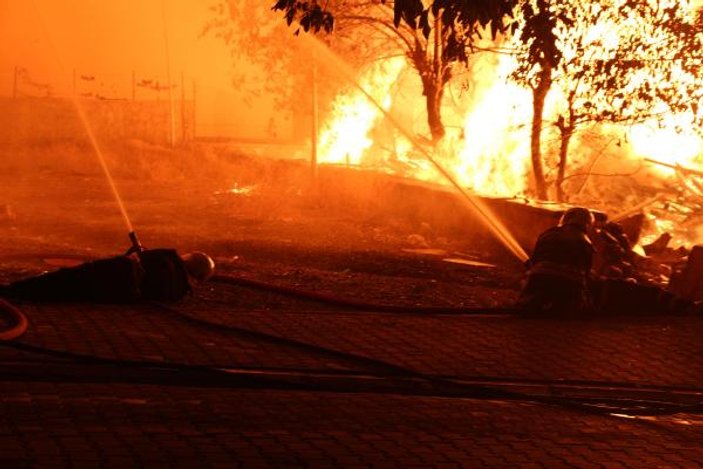 Bingöl'de kereste yangını