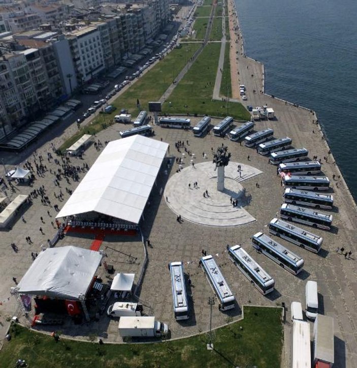 İzmir'in yerli üretim elektrikli otobüsleri