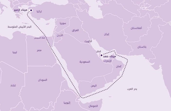 Katar ile Türkiye arasında ilk direkt deniz yolu hattı