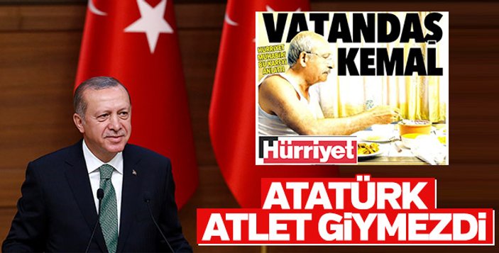 Erdoğan: Atatürk'ün oturduğu koltuğu gördüm