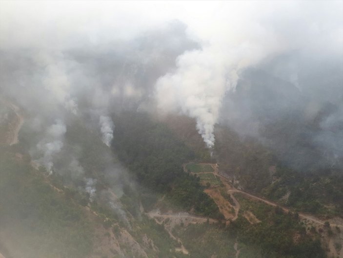 Amanos Dağları'ndaki yangın söndürülemiyor