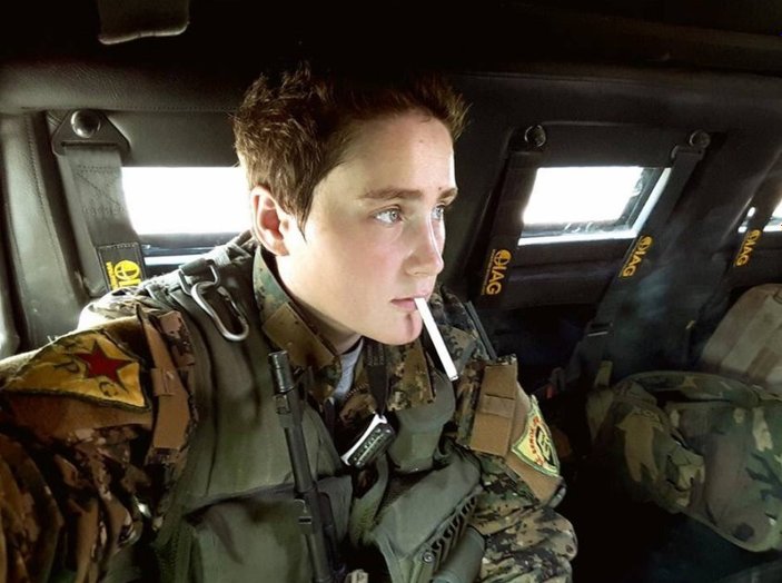YPG'ye katılan Kanadalı kadın terörist