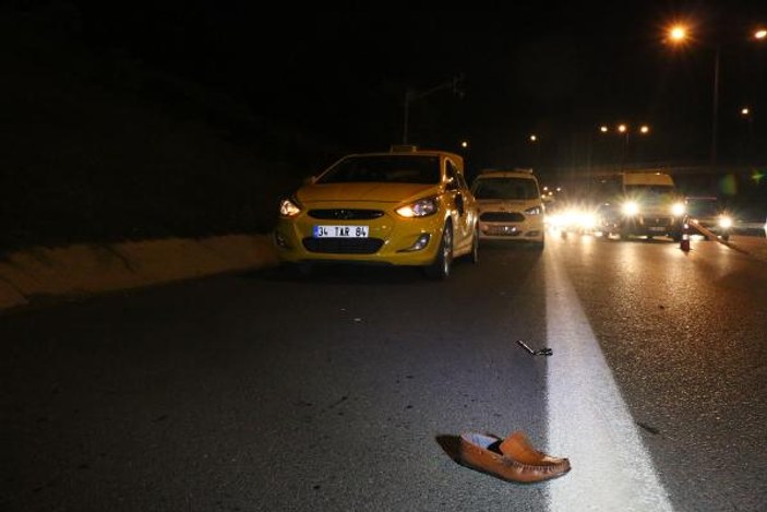 Taksi şöförü lastik değiştirirken feci şekilde öldü