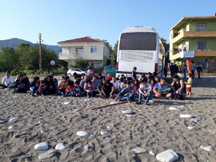 Kastamonu'da kaçak göçmen operasyonu