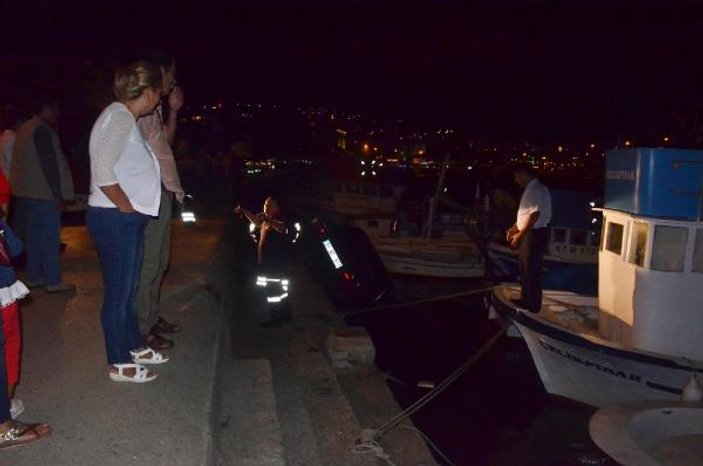 Sinop'ta otomobil denize uçtu