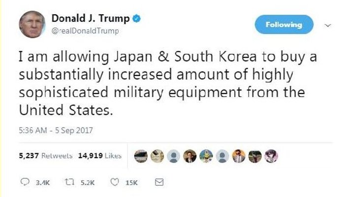 Trump, Güney Kore lideriyle görüştü