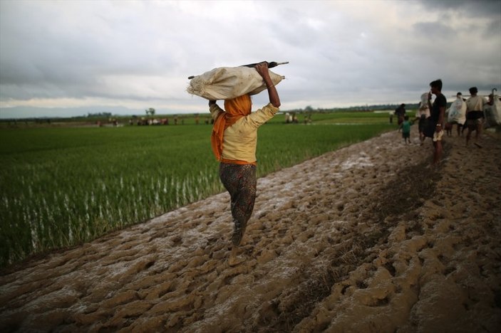 Arakan'da cesetleri yakarak yok ediyorlar