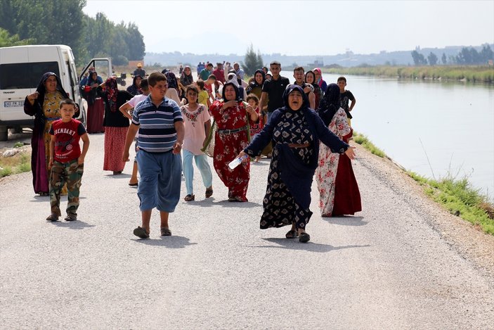 Sulama kanalına atlayan kadın kayboldu