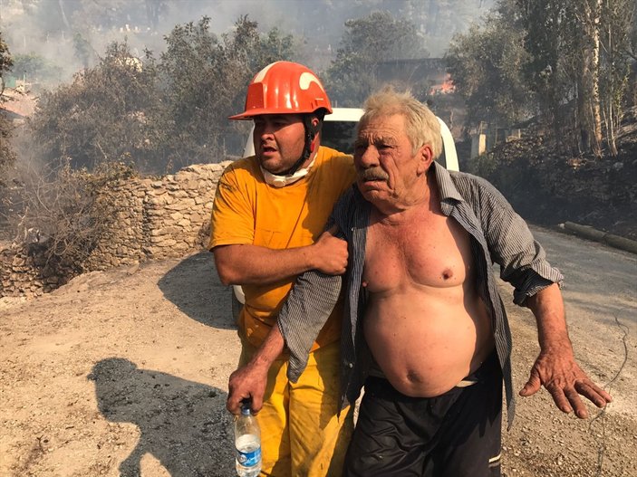 Muğla'daki yangın etkili oldu