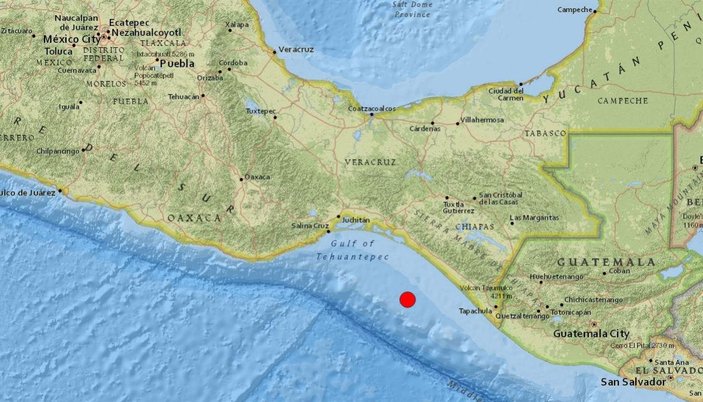 Meksika açıklarında 8,4 büyüklüğünde deprem