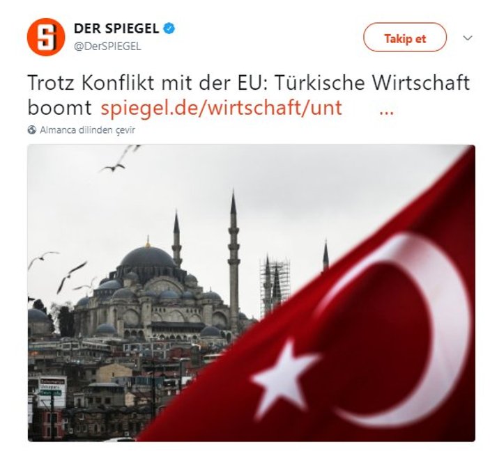 Türkiye'nin büyüme rakamları Alman medyasında