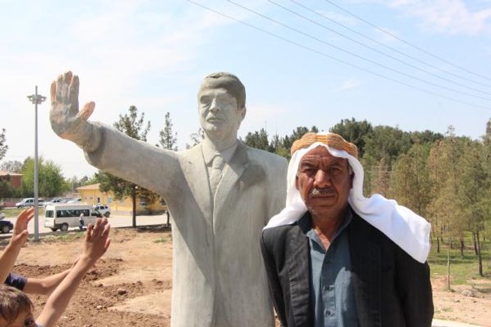 Harran'da 15 Temmuz Anıtı'ndaki Erdoğan heykeli kaldırıldı