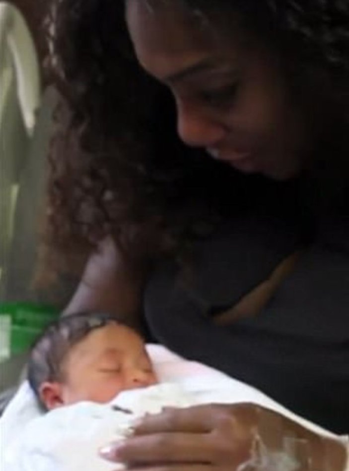 Serena Williams'ın bebeğiyle ilk pozu