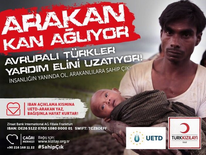 Türk Kızılayı'ndan Arakan'a yardım kampanyası