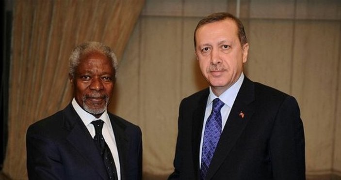 Erdoğan - Kofi Annan görüşmesi