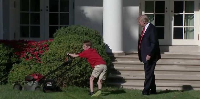 Beyaz Saray'da çalışan 11 yaşındaki bahçıvan