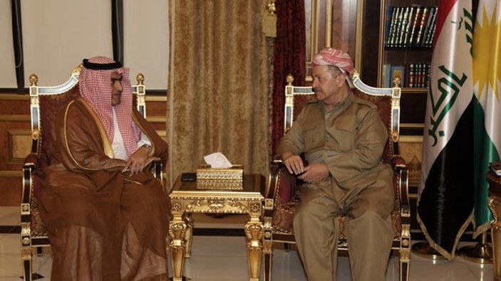 Barzani Suudi Arabistan heyetini kabul etti