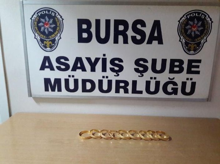 Bursa'da sahte bilezikle dolandırıcılığa 4 gözaltı
