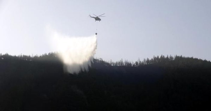 Karabük'te 20 hektar kızılçam ormanı yandı