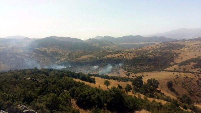 Isparta'da orman yangını etkili oldu