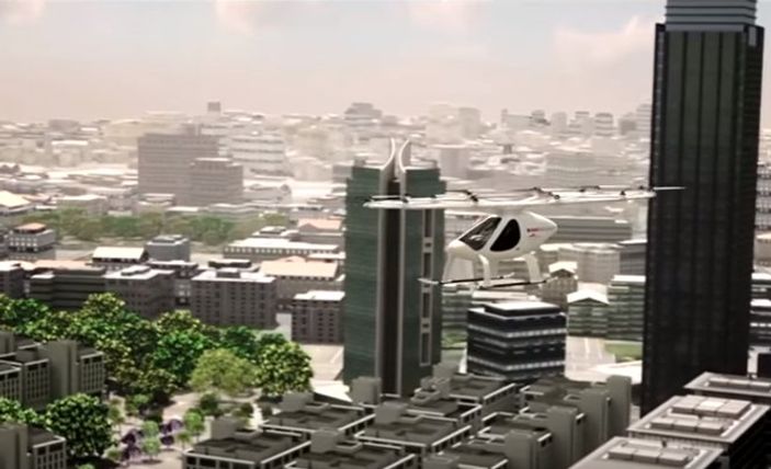 Dubai'de uçan taksiler test ediliyor