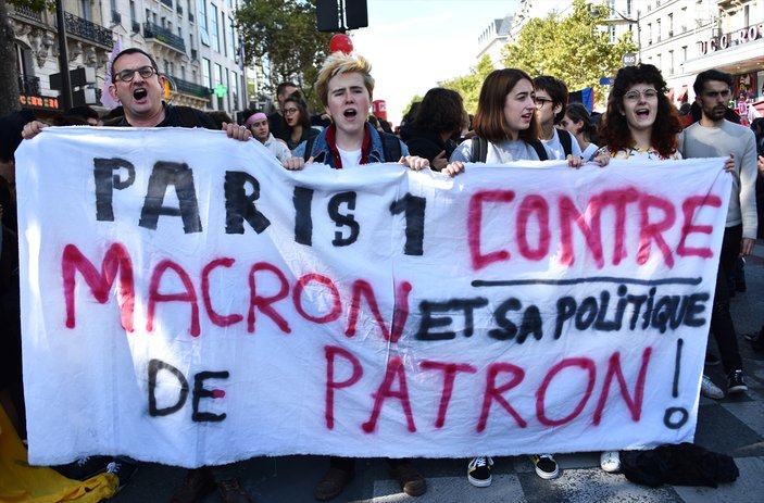 Fransa'da protesto