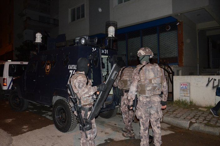 İstanbul'da zehir tacirlerine eş zamanlı operasyon