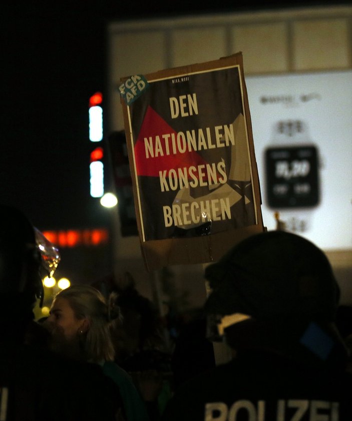 Almanya'da AfD'ye protesto