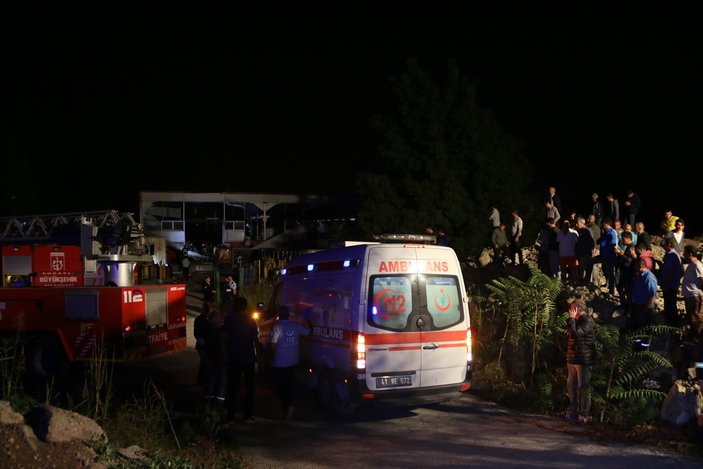 Kocaeli'de fabrikada patlama: 1 ağır yaralı