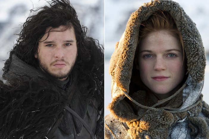 Game of Thrones'un Jon Snow'u ile Ygritte'i evleniyor