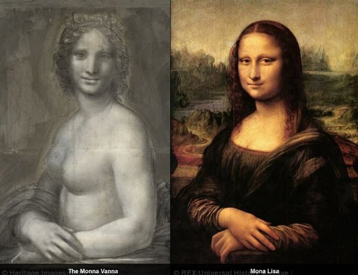 Mona Lisa'nın nü taslağı Fransa'da bulundu